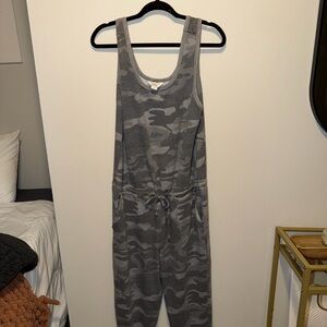 Danskin Charcoal Camouflage Jumpsuit